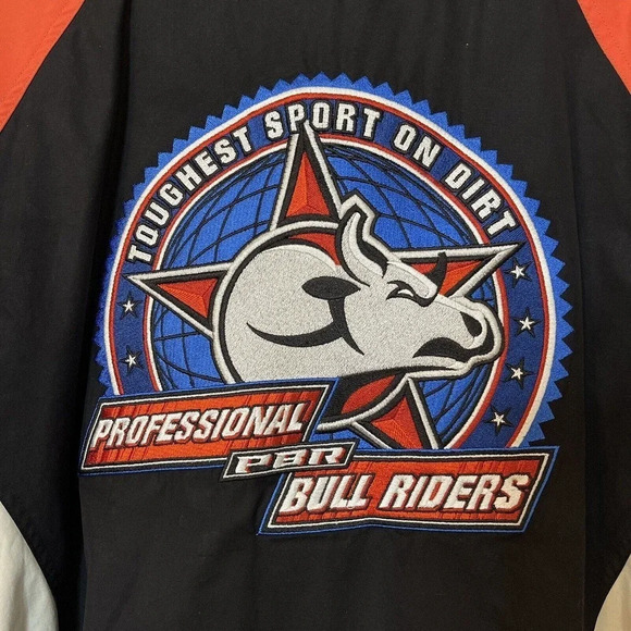 Vintage Cripple Creek PBR Cowboy Jacket Embroidered PROFESSIONAL BULL RIDERS M - Picture 14 of 16